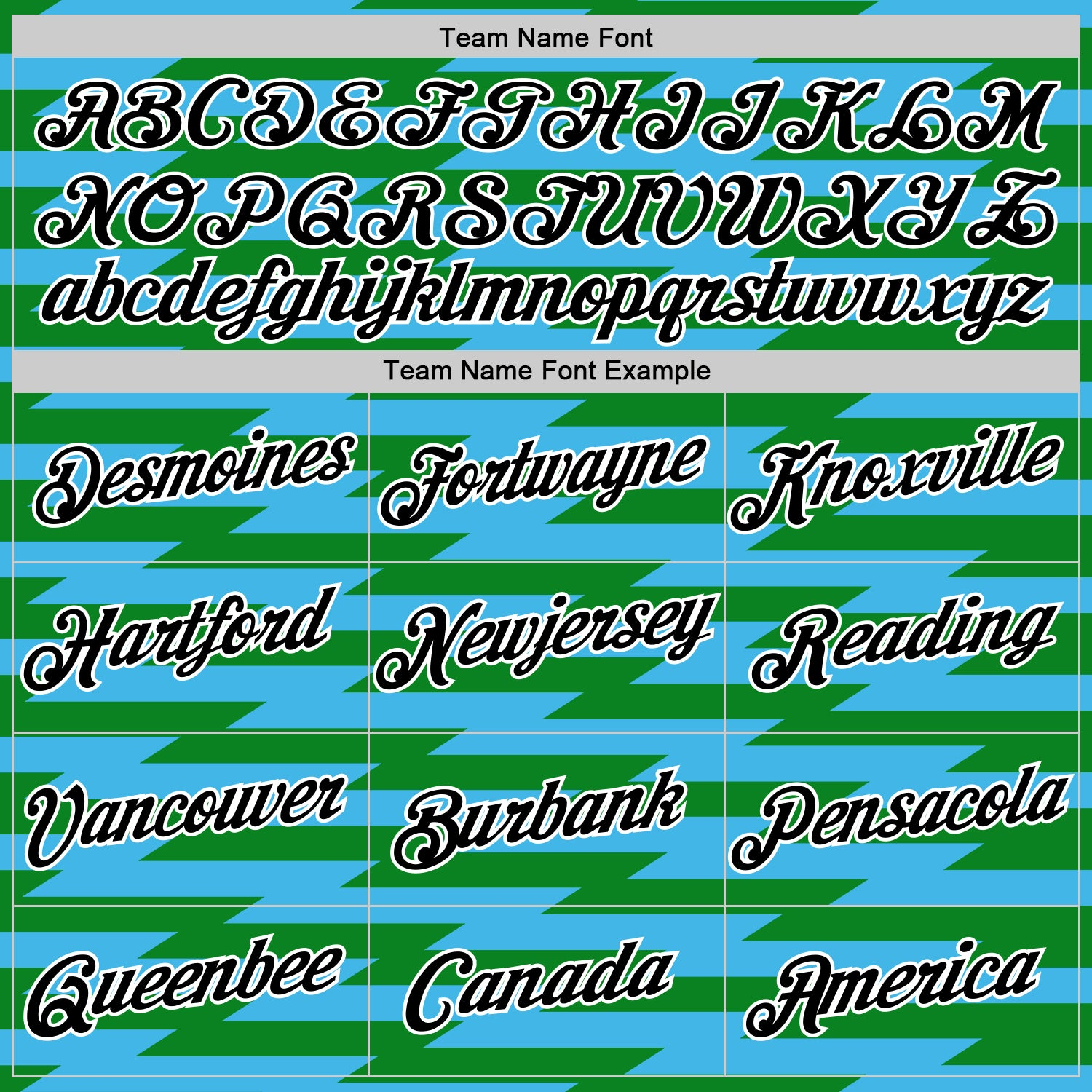 Custom Grass Green Black-Sky Blue 3D Esports Performance T-Shirt