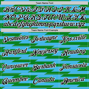 Custom Grass Green Black-Sky Blue 3D Esports Performance T-Shirt