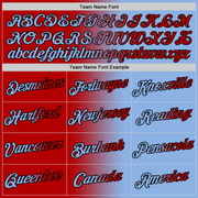 Custom Light Blue Red-Black Gradient Fashion Performance T-Shirt