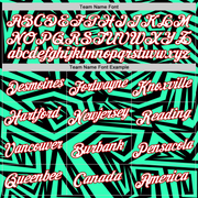 Custom Black Pea Green-Red 3D Esports Performance T-Shirt