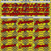 Custom Gold Fire Red US Navy Blue Aurora Green-Black 3D Esports Performance T-Shirt