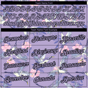 Custom Purple Black 3D Pattern Design Animal Crane Performance T-Shirt