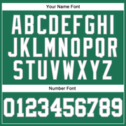 Custom Kelly Green White-Gray Long Sleeve Performance Salute To Service T-Shirt