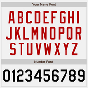 Custom White Red Pinstripe Black Two-Button Unisex Softball Jersey