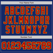 Custom Royal Red-Gold Two-Button Unisex Softball Jersey