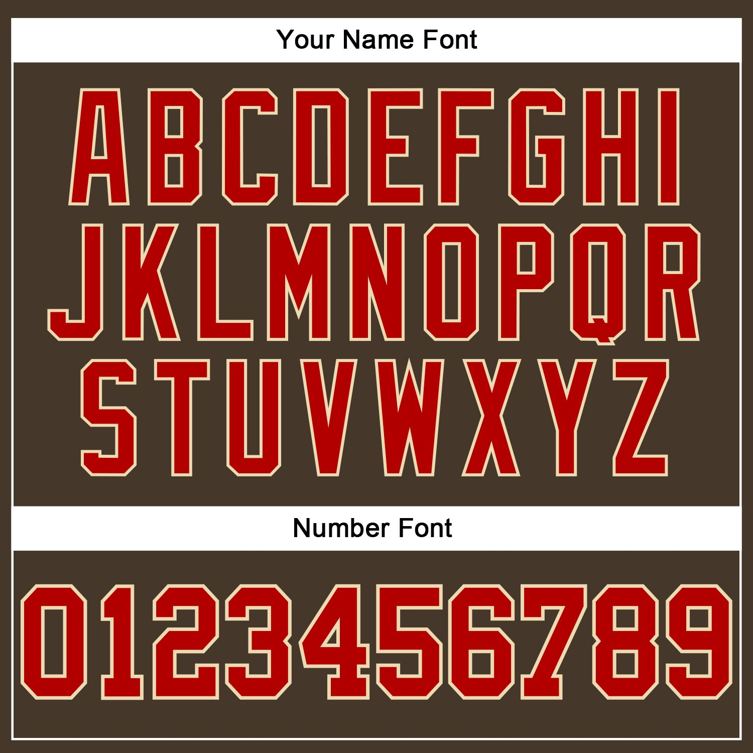 Custom Brown Red-Cream Long Sleeve Performance T-Shirt