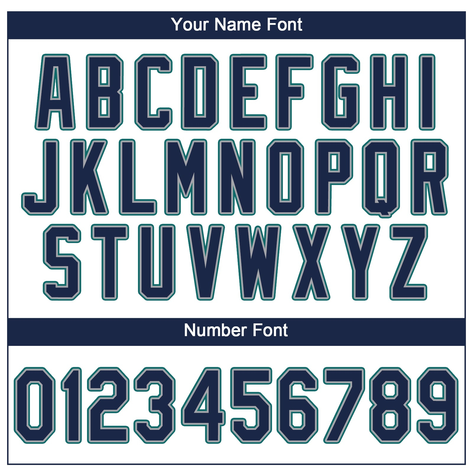 Custom White Navy-Aqua Performance T-Shirt