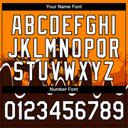 Custom Bay Orange Black-Brown 3D Halloween Performance T-Shirt