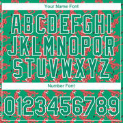 Custom Kelly Green White 3D Pattern Design Tiger Performance T-Shirt