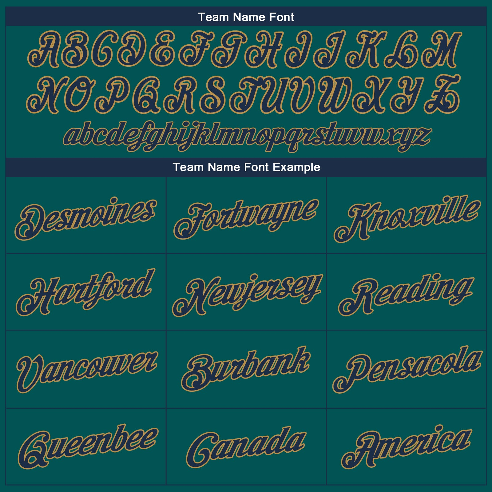 Custom Aqua Navy-Old Gold Performance T-Shirt