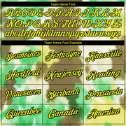 Custom Tie Dye Neon Yellow-Black 3D Performance T-Shirt