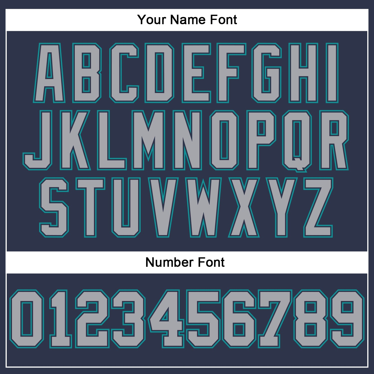 Custom Navy Gray-Aqua Long Sleeve Performance Salute To Service T-Shirt