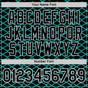 Custom Black Aqua-White 3D Esports Performance T-Shirt