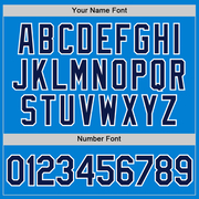 Custom Blue Navy-White Performance T-Shirt