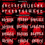 Custom 3D Pattern Halloween Skulls Long Sleeve Performance T-Shirt