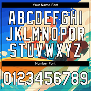 Custom Powder Blue White-Black 3D Pattern Design Extreme Sport Animal Ferret Surfing Performance T-Shirt