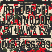 Custom Camo Black-Cream Salute To Service Long Sleeve Performance T-Shirt