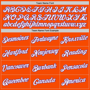 Custom Orange White-Purple Performance T-Shirt