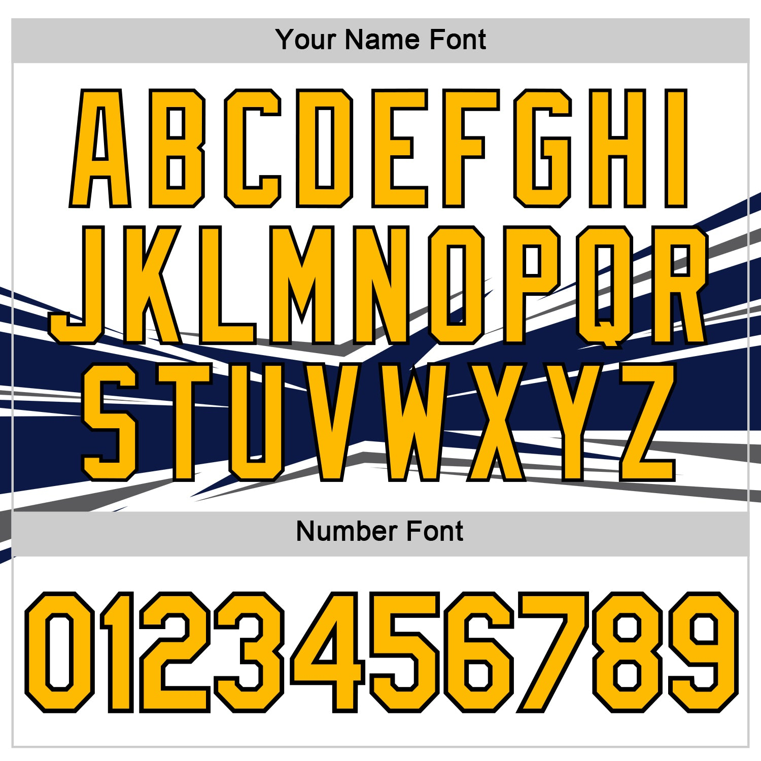 Custom White Gold Navy Gray-Black 3D Esports Performance T-Shirt