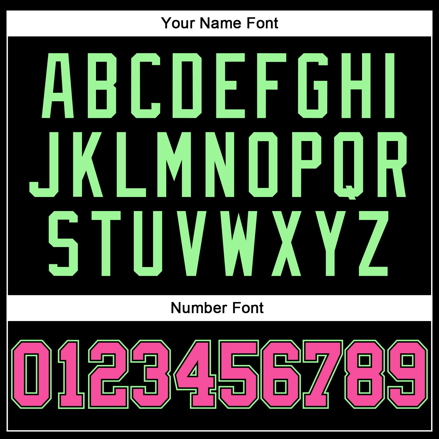 Custom Black Pink-Pea Green Long Sleeve Performance T-Shirt