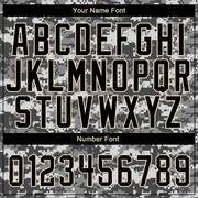 Custom Camo Black-Cream Performance Salute To Service T-Shirt