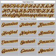 Custom Gray Brown-Gold Performance T-Shirt