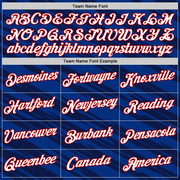 Custom Navy Royal-Red 3D Esports Performance T-Shirt