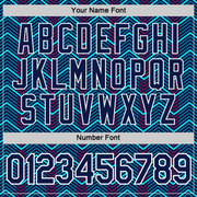 Custom Navy Ice Blue-Red 3D Esports Performance T-Shirt