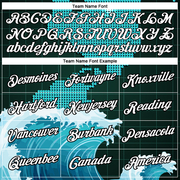 Custom Midnight Green White-Black 3D Pattern Design Travel Sailing Columbus Day Performance T-Shirt