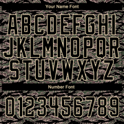 Custom Camo Black-Cream Performance Salute To Service T-Shirt