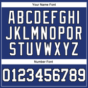 Custom Royal White-Black Long Sleeve Performance T-Shirt