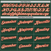 Custom Green Cream-Red Performance T-Shirt