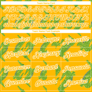 Custom Gold White 3D Pattern Design Crocodile Performance T-Shirt