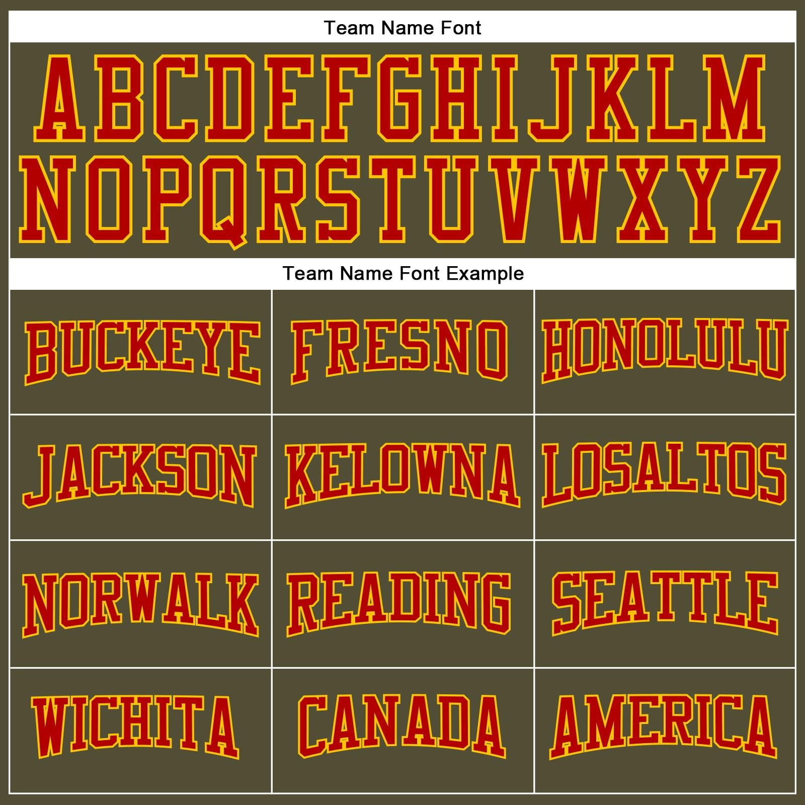 Custom Olive Red-Gold Long Sleeve Performance Salute To Service T-Shirt