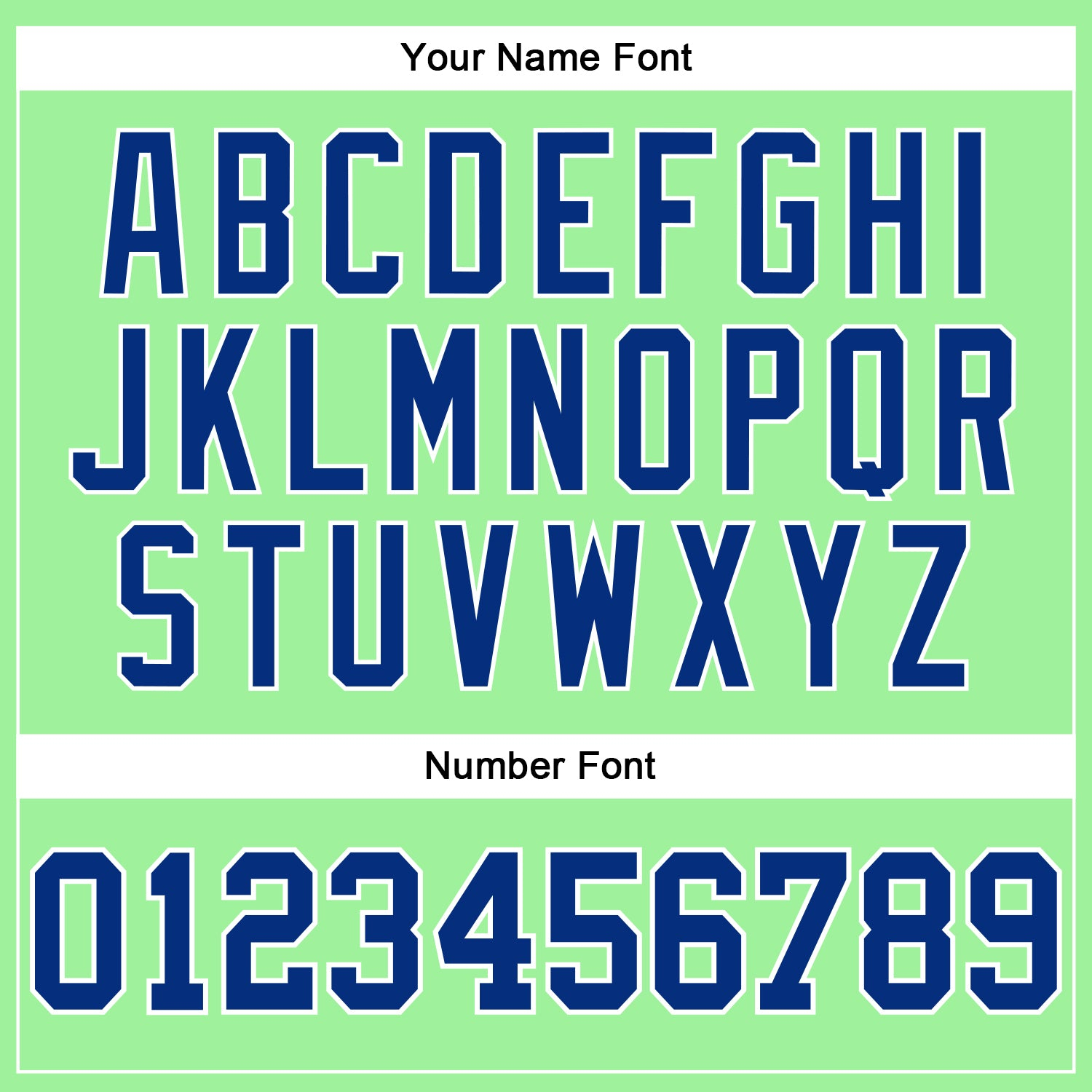 Custom Pea Green Royal-White Long Sleeve Performance T-Shirt