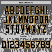 Custom Steel Gray Black Silver-Old Gold 3D Esports Performance T-Shirt