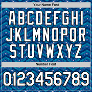 Custom US Navy Blue Royal-Lakes Blue 3D Esports Performance T-Shirt