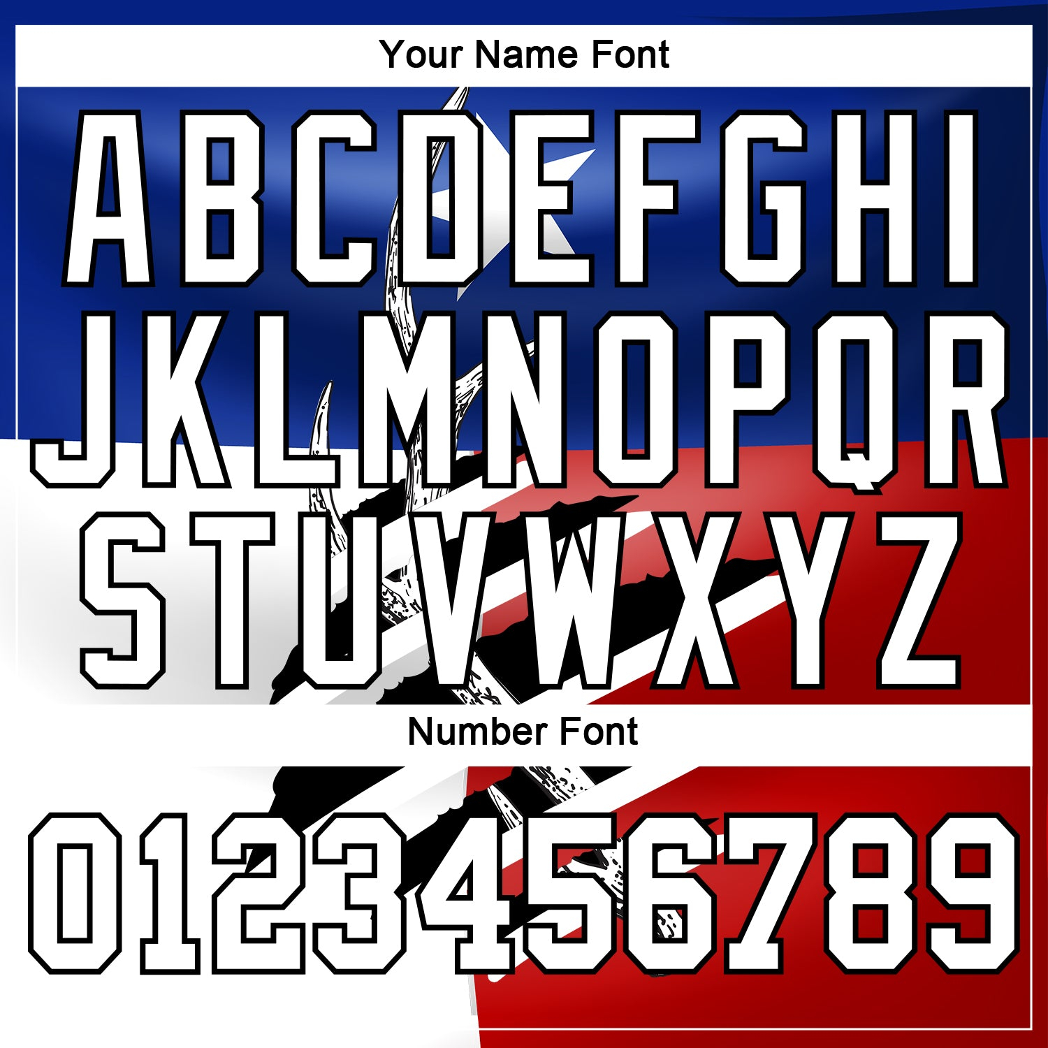 Custom Royal Red-Black 3D Animal Deer Hunting Texas Flag Long Sleeve Performance T-Shirt