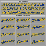 Custom Gray Royal-Gold Performance T-Shirt