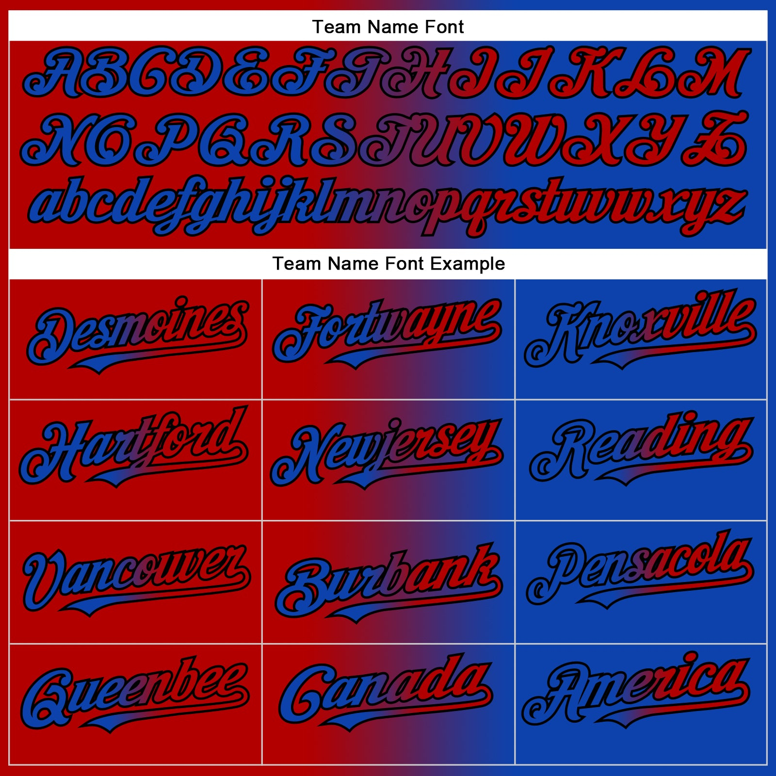 Custom Thunder Blue Red-Black Gradient Fashion Two-Button Unisex Softball Jersey