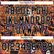 Custom Texas Orange Black-White 3D Halloween Performance T-Shirt