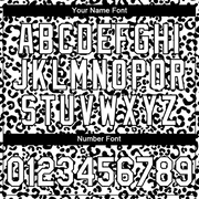 Custom White Black 3D Pattern Design Animal Print Performance T-Shirt