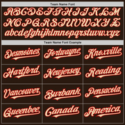 Custom Brown Red Pinstripe Cream Two-Button Unisex Softball Jersey