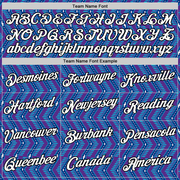 Custom Purple Royal-Lakes Blue 3D Esports Performance T-Shirt