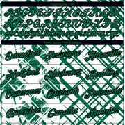 Custom White Kelly Green-Black 3D Tropical Hawaii Trees Performance T-Shirt