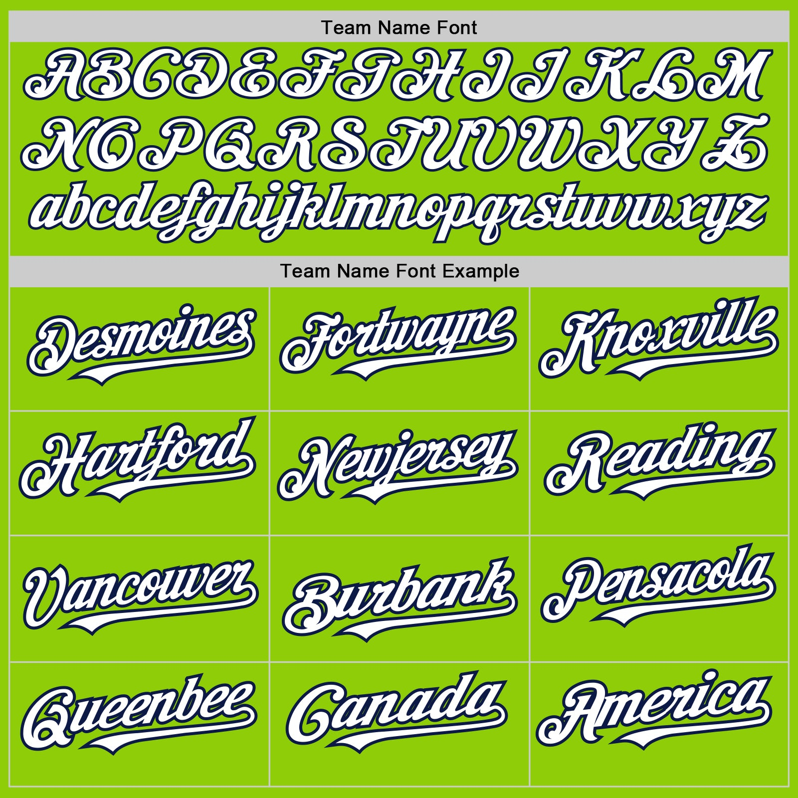 Custom Neon Green Navy Pinstripe White Two-Button Unisex Softball Jersey