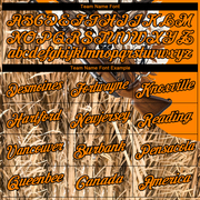 Custom Bay Orange Black 3D Animal Deer Hunting Tool Gun Long Sleeve Performance T-Shirt