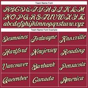 Custom Crimson City Cream-Black Performance T-Shirt