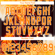 Custom Brown Bay Orange-White 3D Pattern Design Animal Horse In Flames Performance T-Shirt