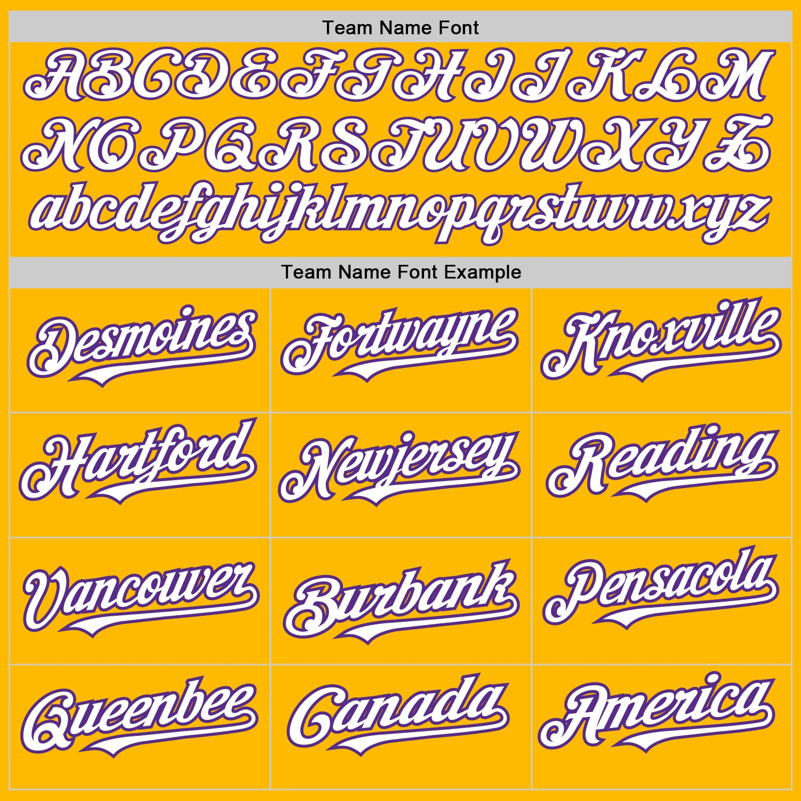 Custom Gold White-Purple 3 Colors Arm Shapes Authentic Baseball Jersey